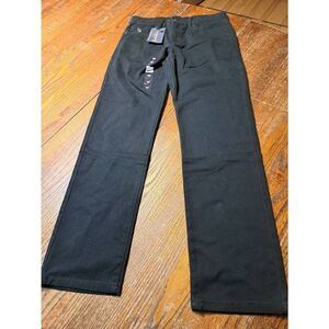 New Boys Size 16 US Polo Association Black Straight Leg Twill Pants Jeans NWT